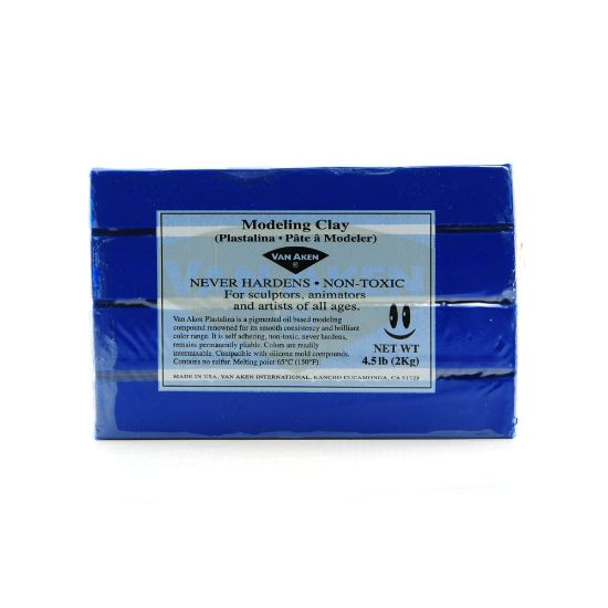 Picture of Van Aken Plastalina Modeling Clay, 4 1/2 Lb, Ultra Blue