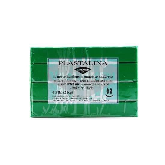 Picture of Van Aken Plastalina Modeling Clay, 4 1/2 Lb, Green