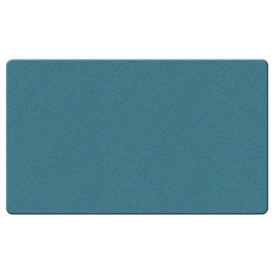 Picture of Ghent Fabric Bulletin Board With Wrapped Edges, 36in x 46-1/2in, Teal