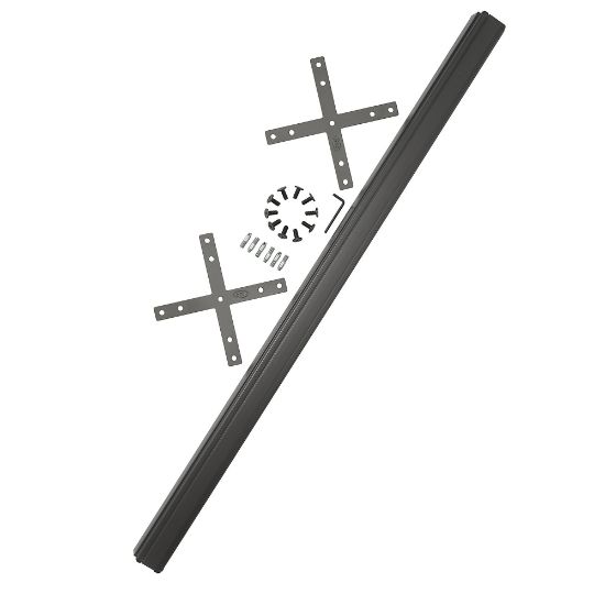 Picture of Bush Business Furniture ProPanels X Connector with 66H Post, Light Gray/Slate, Standard Delivery