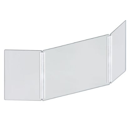 Picture of Azar Displays Cashier Shield, 46in x 18in, Clear