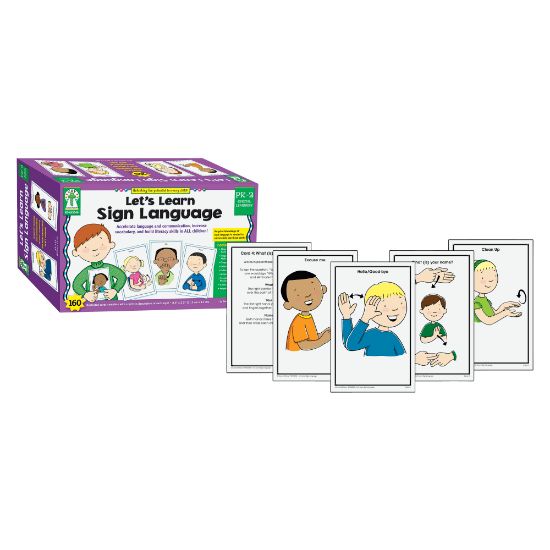 Picture of Key Education Lets Learn Sign Language Cards, Grades Pre-K - 2