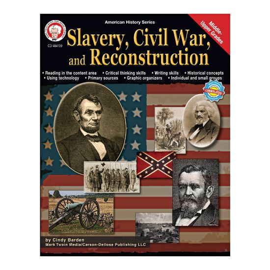 Picture of Mark Twain American History Series, Slavery Civil War And Reconstruction, Grades 6 - 12