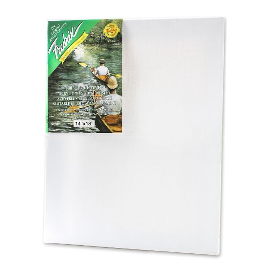 Picture of Fredrix Pro Belgian Pre-Stretched Linen Canvas, 14in x 18in x 7/8in