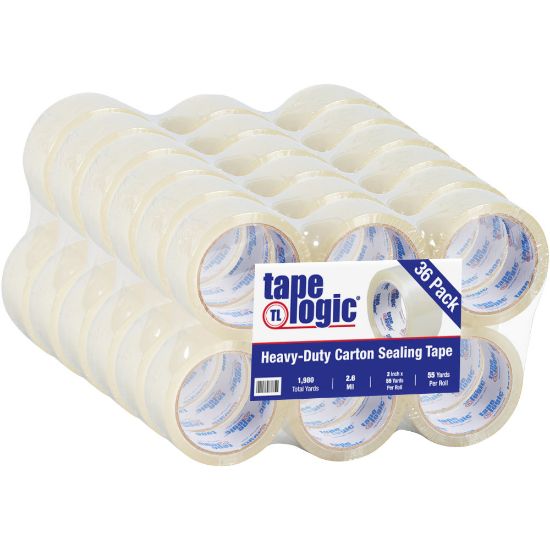 Picture of Tape Logic Acrylic Tape, 2.6 Mil, 2in x 55 Yd., Clear, Case Of 36