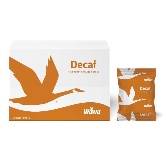 Picture of WaWa Original Coffee, Decaffeinated, Carton Of 36