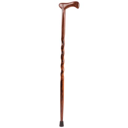 Picture of Brazos Walking Sticks Twisted Cocobolo Exotic Walking Cane, 37in, Natural