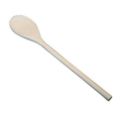 Picture of Winco Wood Spoon, 14in, Brown