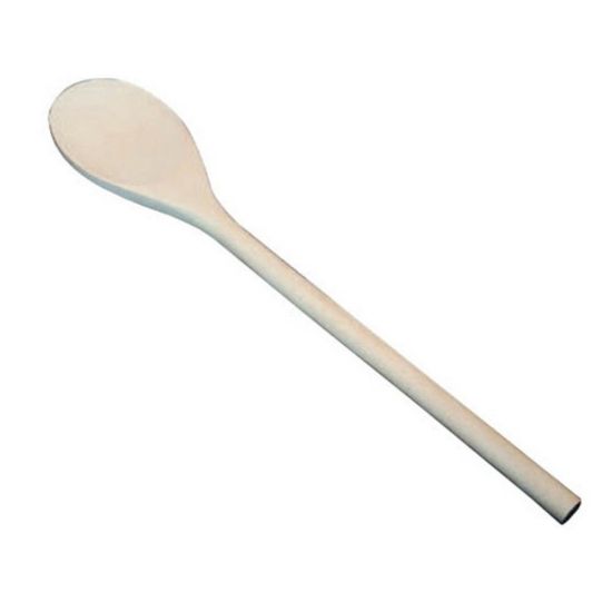 Picture of Winco Wood Spoon, 14in, Brown