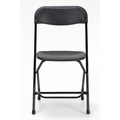 Picture of Cosco Classic Collection Resin Folding Chair, Black, Pack Of 8