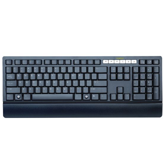 Picture of VogDuo Wireless Keyboard, Nano-Size, Black, MK305