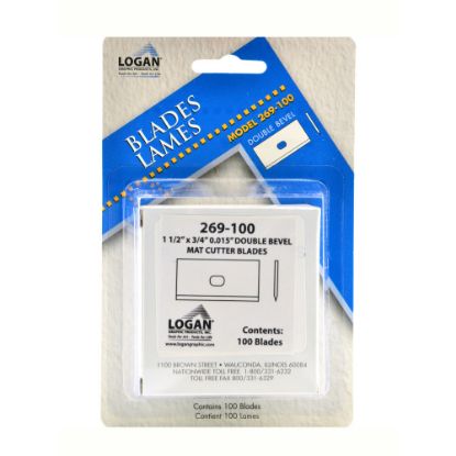 Picture of Logan Graphic Products Mat Cutter Blades, No. 269, Pack Of 100