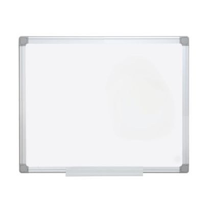 Picture of MasterVision Earth Platinum Pure White Magnetic Dry-Erase Whiteboard, 24in x 36in, Aluminum Frame With Silver Finish