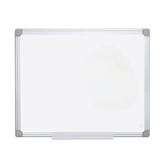 Picture of MasterVision Earth Platinum Pure White Magnetic Dry-Erase Whiteboard, 24in x 36in, Aluminum Frame With Silver Finish