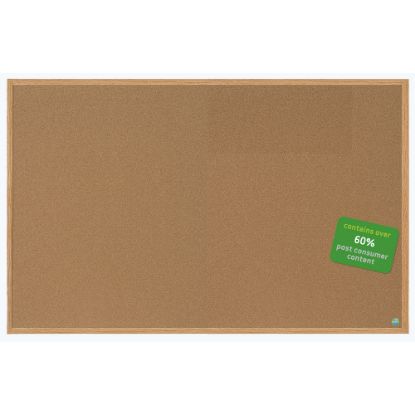 Picture of MasterVision Earth Cork Board, 48in x 72in, 60% Recycled, Wood Frame