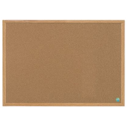 Picture of MasterVision Earth Cork Board, 24in x 36in, 60% Recycled, Wood Frame