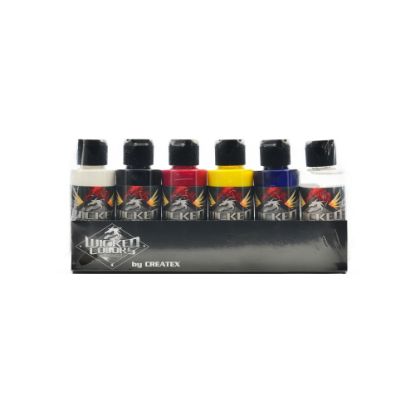 Picture of Createx Wicked Airbrush Color Set, Detail Primary Set, 2 Oz