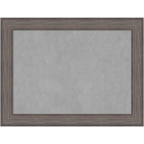 Picture of Amanti Art Magnetic Bulletin Board, Steel/Aluminum, 33in x 25in, Country Barnwood Wood Frame