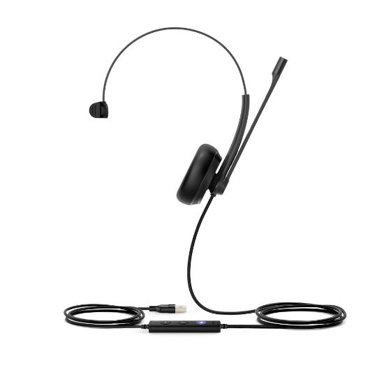 Picture of Yealink Mono UC USB Wired Headset, Black, YEA-UH34-MONO-UC