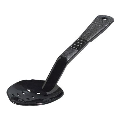 Picture of Carlisle Perforated High-Heat Serving Spoons, 11inL, Black, Pack Of 12