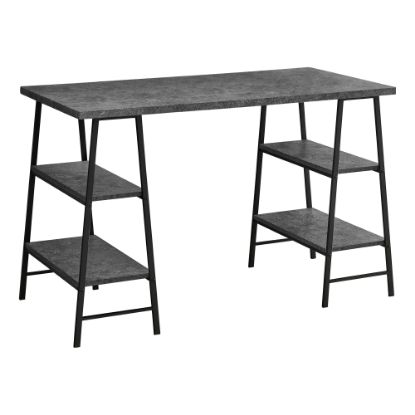 Picture of Monarch Specialties Wincy 48inW Computer Desk, Gray/Black