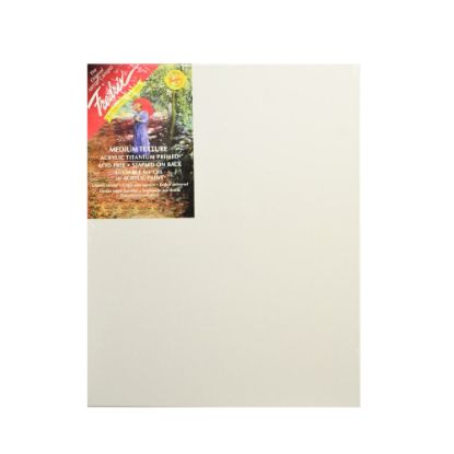 Picture of Fredrix Blue Label Ultra-Smooth Pre-Stretched Artist Canvases, 12in x 16in x 11/16in, Pack Of 2