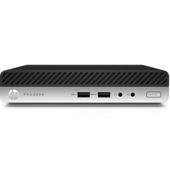 Picture of HP ProDesk 400G4 Mini Refurbished Desktop PC, Intel i5, 8GB Memory, 256GB Solid State Drive, Windows 10 Pro