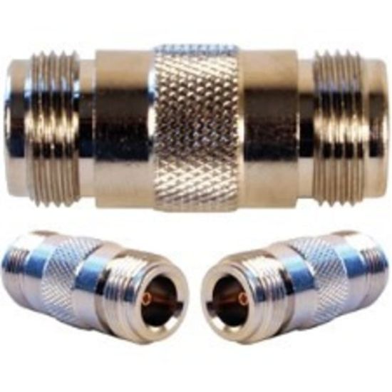 Picture of WilsonPro N-Female / N-Female Barrel Connector - 1 x N-Type Female Antenna - 1 x N-Type Female Antenna