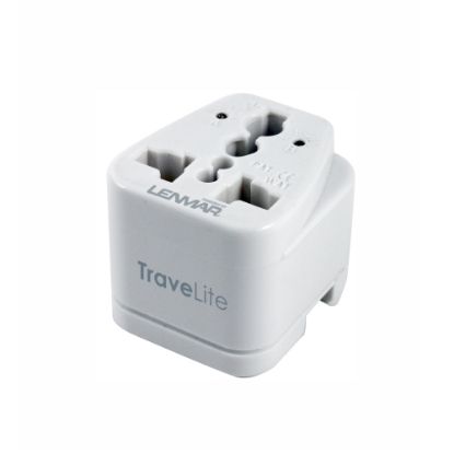 Picture of Lenmar TraveLite Ultra Compact All-In-One Travel Adapter, White, AC150