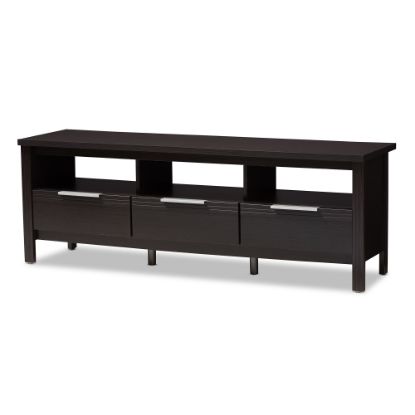 Picture of Baxton Studio Mavis TV Stand, Wenge Dark Brown