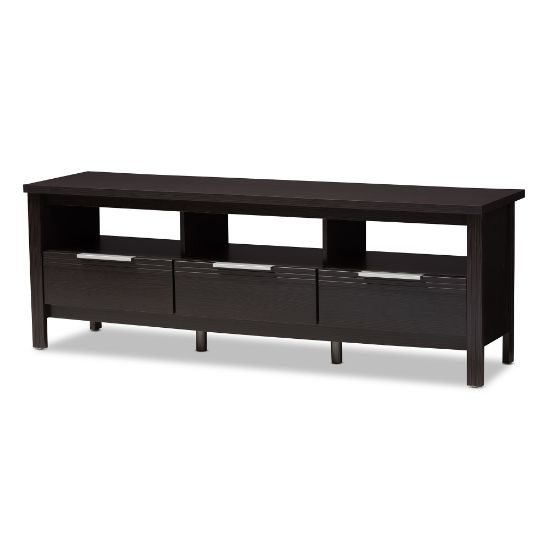 Picture of Baxton Studio Mavis TV Stand, Wenge Dark Brown