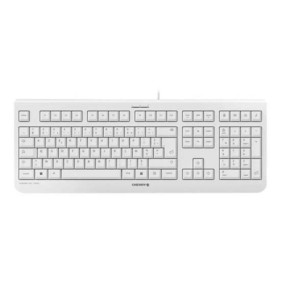 Picture of CHERRY KC 1000 - Keyboard - French - key switch: CHERRY LPK - light gray