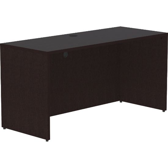 Picture of Lorell Essentials 60inW Credenza Computer Desk, Espresso