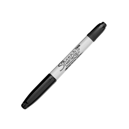 Picture of Sharpie Twin-Tip Permanent Marker, Black