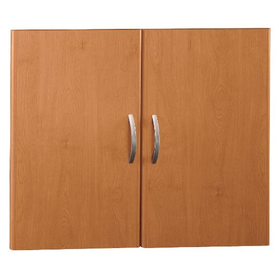 Picture of Bush Business Furniture Components Half-Height 2 Door Kit, Natural Cherry, Standard Delivery