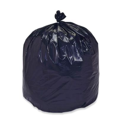 Picture of SKILCRAFT Trash Can Liners, Heavy Duty, 38in x 60in, 55-60 Gallon, Carton Of 100 (AbilityOne 8105-01-386-2399)