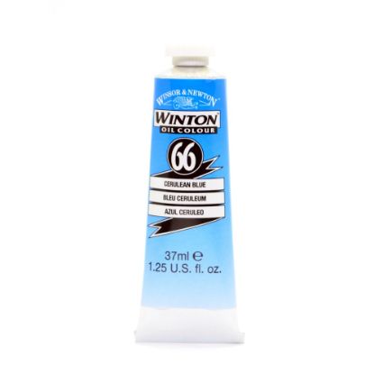 Picture of Winsor & Newton Winton Oil Colors, 37 mL, Cerulean Blue, Pack Of 2