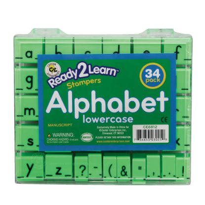 Picture of Ready 2 Learn Manuscript Alphabet Stamps Set, Lowercase, 1in