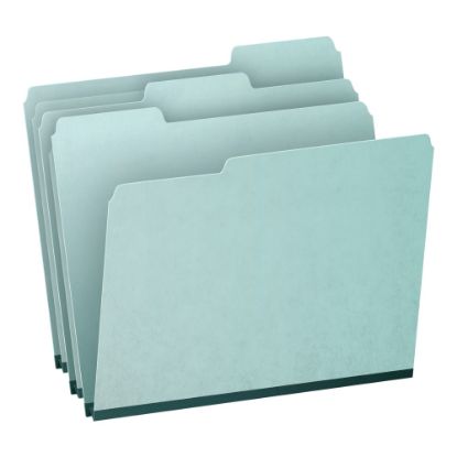 Picture of Pendaflex 1/3-Cut Pressboard Tab Folders, Letter Size, Blue, Box Of 25