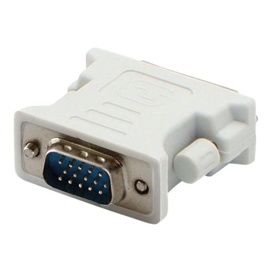 Picture of AddOn VGA to DVI-I Adapter - VGA adapter - HD-15 (VGA) (M) to DVI-I (F) - white