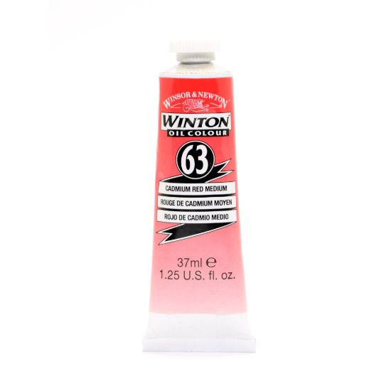 Picture of Winsor & Newton Winton Oil Colors, 37 mL, Cadmium Red Light, Pack Of 2