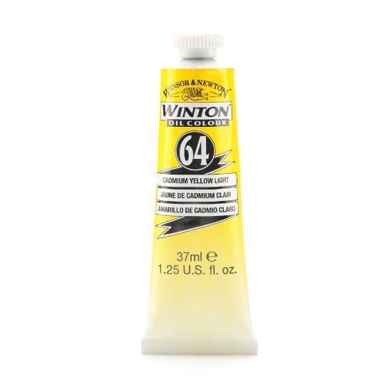 Picture of Winsor & Newton Winton Oil Colors, 37 mL, Cadmium Yellow Light, Pack Of 2