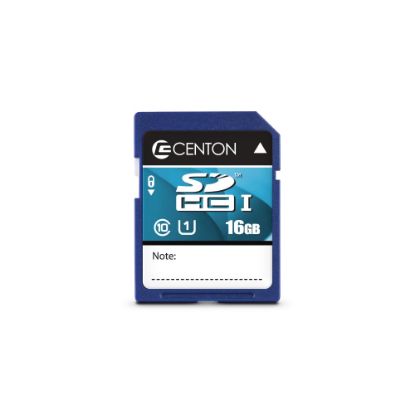 Picture of Centon - Flash memory card - 16 GB - UHS Class 1 / Class10 - SDHC UHS-I