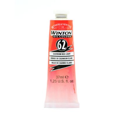 Picture of Winsor & Newton Winton Oil Colors, 37 mL, Cadmium Red Medium, Pack Of 2