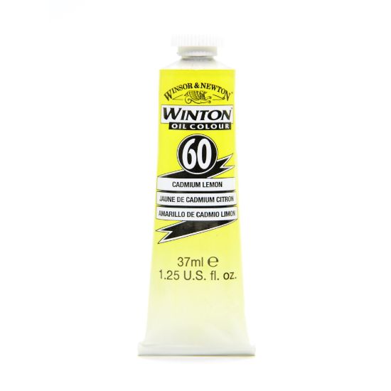 Picture of Winsor & Newton Winton Oil Colors, 37 mL, Cadmium Lemon, Pack Of 2