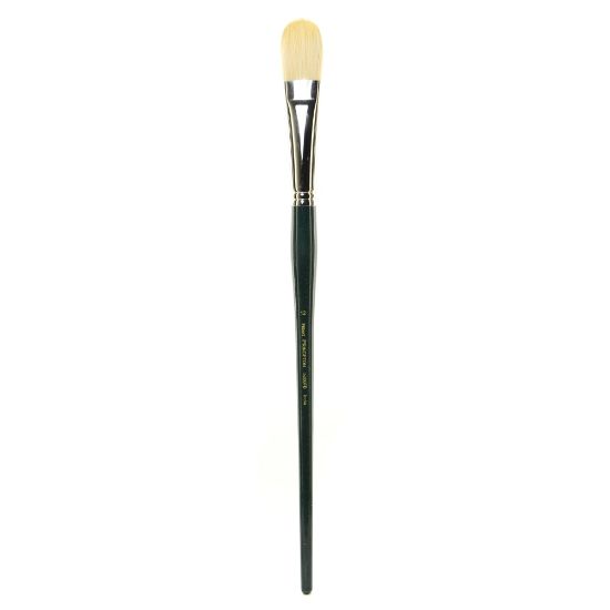 Picture of Princeton Series 5200 Ashley Oil Brush, 12, Filbert, Chinese Hog Hair Bristle, Blue