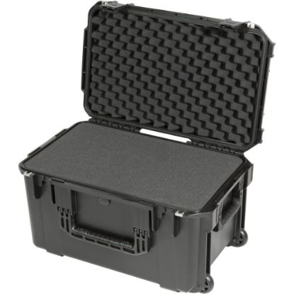 Picture of SKB Cases iSeries Protective Case With Cubed Foam And Cushion-Grip Handle And Wheels, 22inH x 13inW x 11-7/8inD, Black