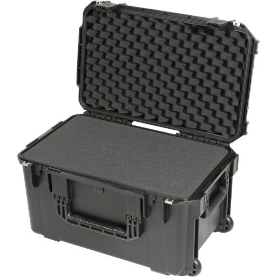 Picture of SKB Cases iSeries Protective Case With Cubed Foam And Cushion-Grip Handle And Wheels, 22inH x 13inW x 11-7/8inD, Black