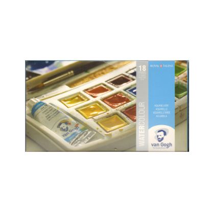 Picture of Van Gogh Watercolor Pocket Box, 5in x 4in x 3/4in, Set Of 12