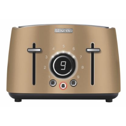 Picture of Sencor STS6071GR 4-Slot Toaster With Rack, Champagne